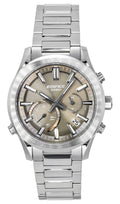 Casio Edifice Analog Chronograph Smartphone Link Stainless Steel Brown Dial Solar EQB-1300D-5A 100M Men's Watch