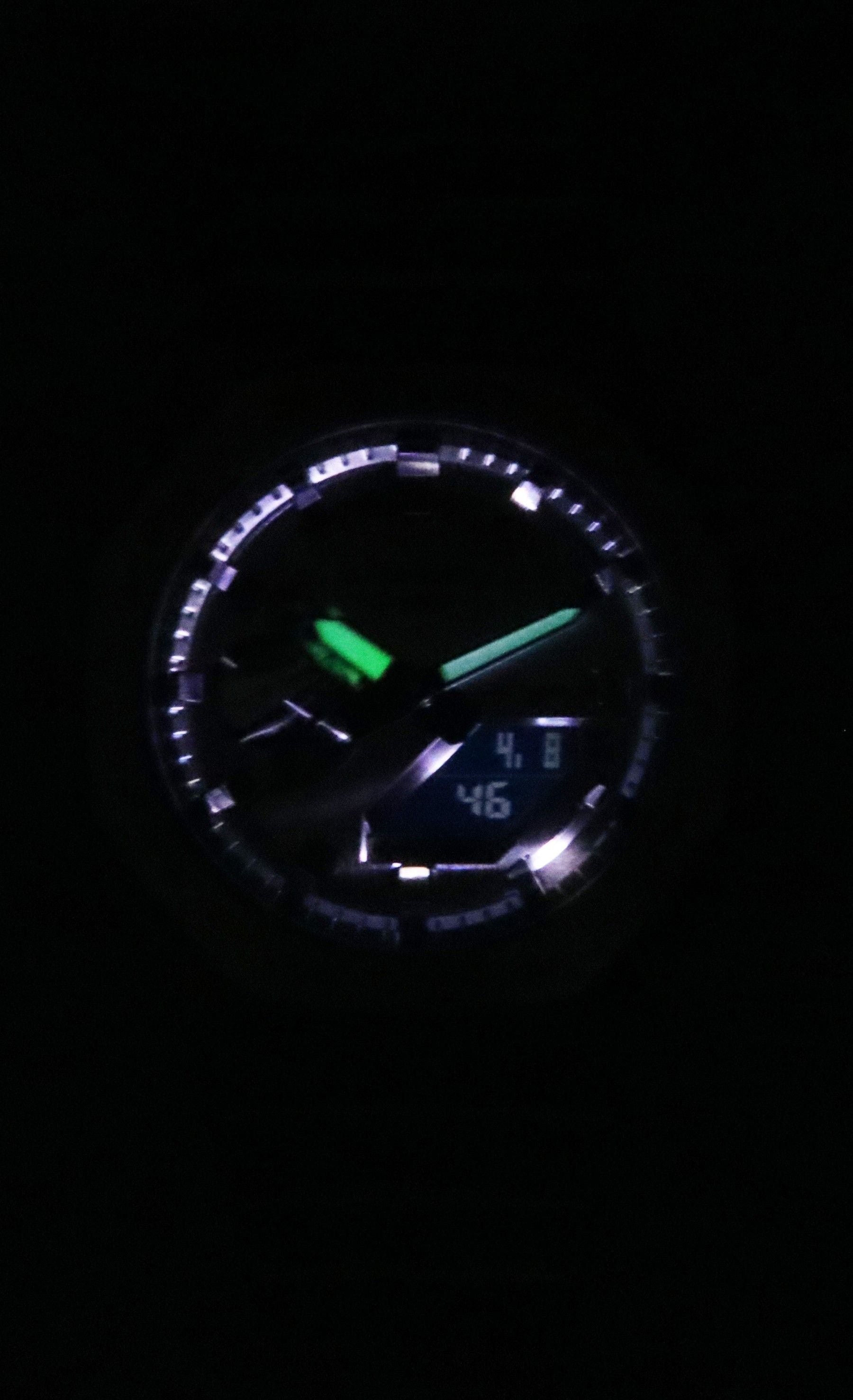 Casio G-Shock G-Steel Fine Metallic Tough Silicone Strap Grey Dial Quartz GM-2100YM-8A 200M Men's Watch