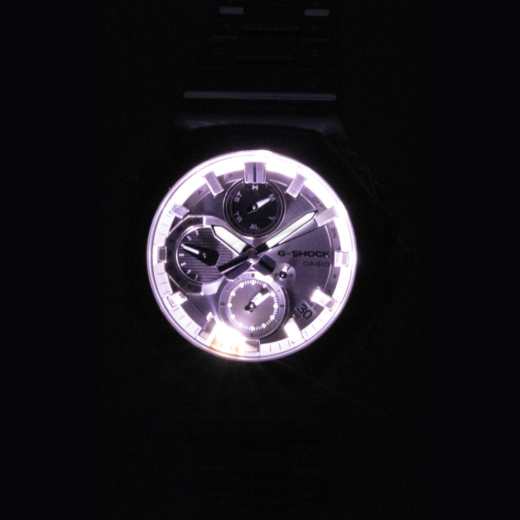 Casio G-Shock Analog Smartphone Link Silver Dial Stainless Steel Quartz GMC-B2100ADS-1A 200M Men's Watch