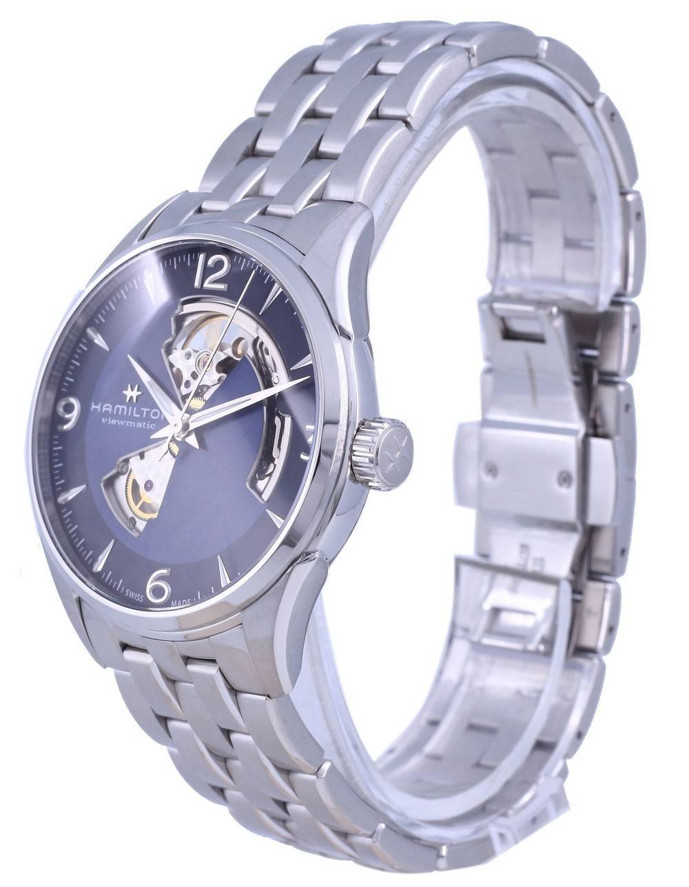 Hamilton Jazzmaster Stainless Steel Open Heart Automatic H32705141 Men's Watch