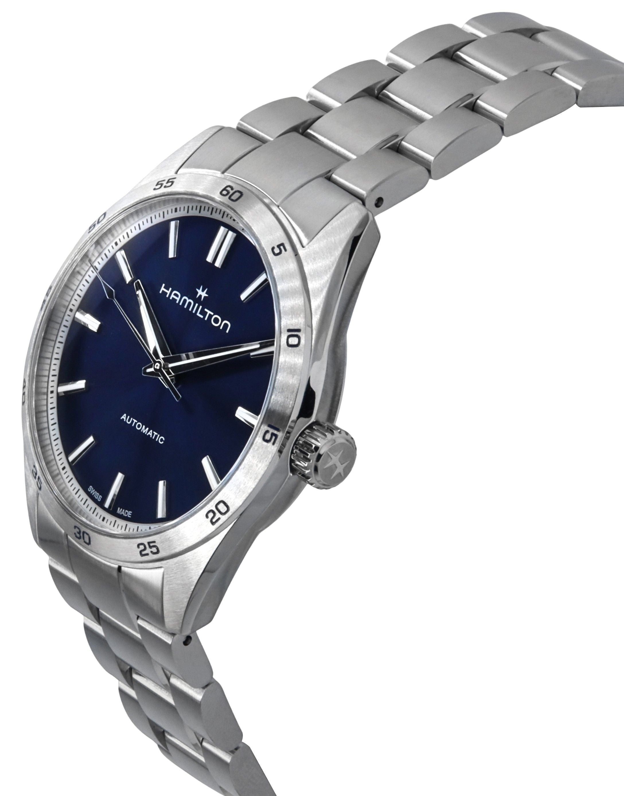 Hamilton Jazzmaster Performer Stainless Steel Blue Dial Automatic H36215140 100M Men's Watch