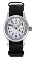 Hamilton Khaki Field Textile Strap White Dial Mechanical H69439910 Men's Watch