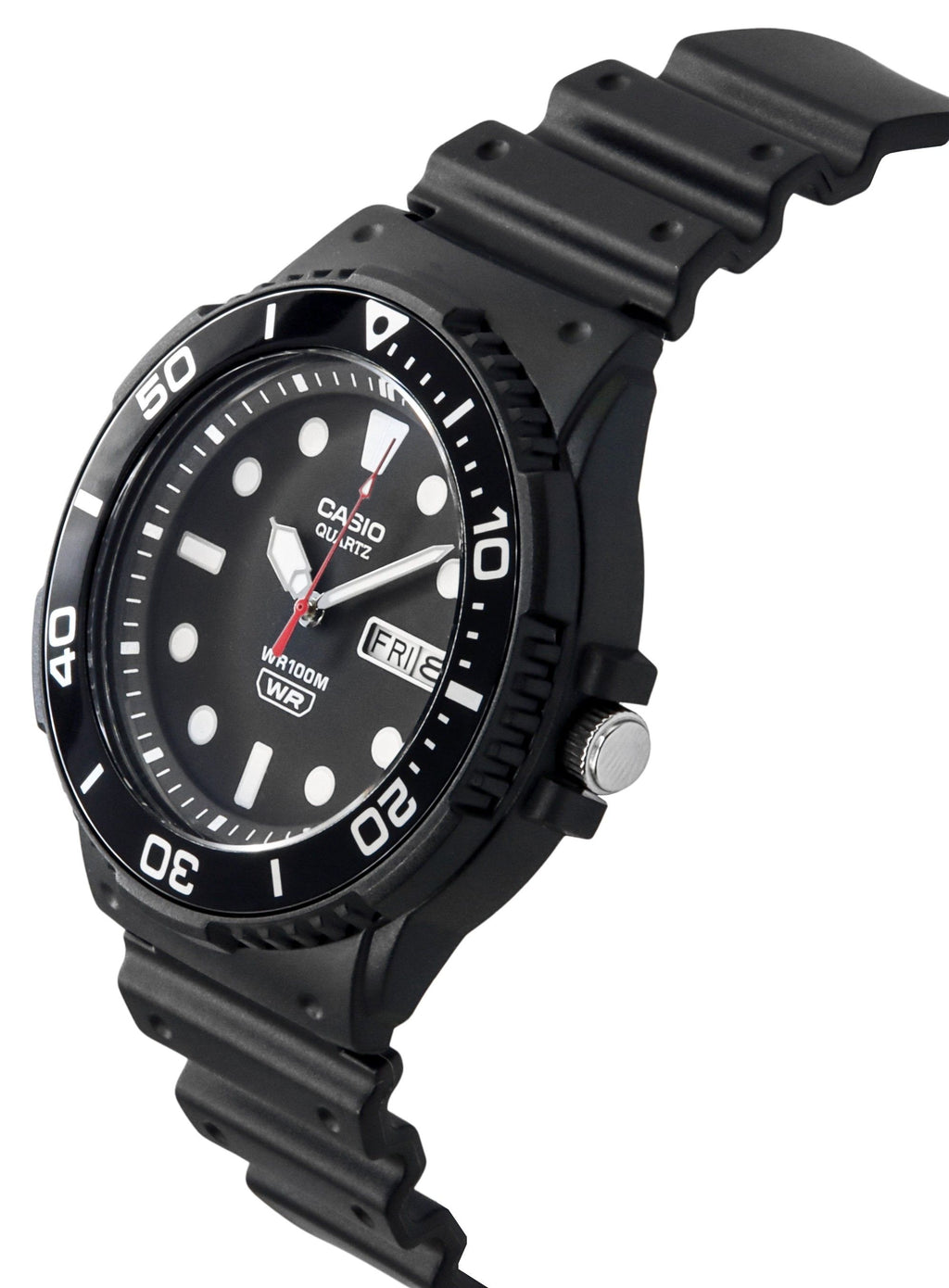 Casio Standard Analog Resin Strap Black Dial Quartz MRW-230H-1E1V 100M Men's Watch