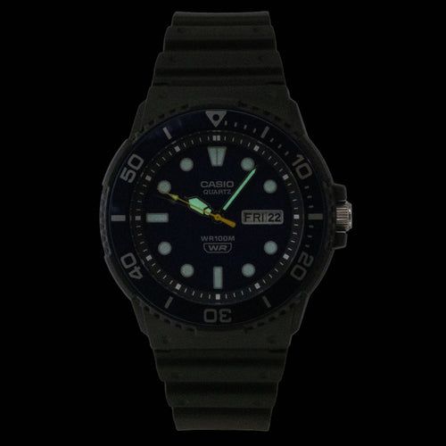 Casio Analog Resin Strap Blue Dial Quartz MRW-230H-2EV 100M Men's Watch
