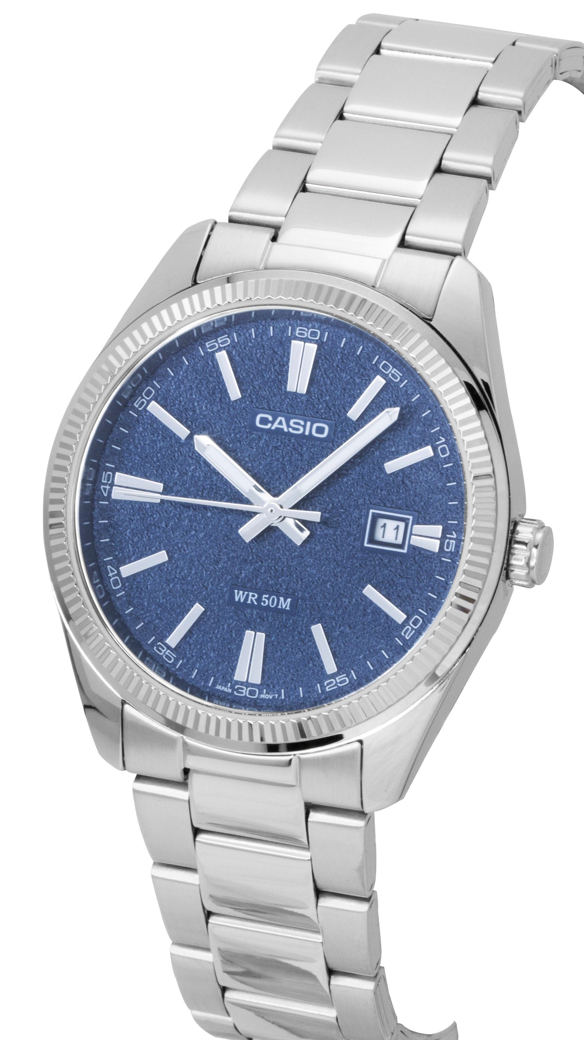 Casio Standard Analog Stainless Steel Blue Dial Quartz MTP-1302DA-2A1V Men's Watch