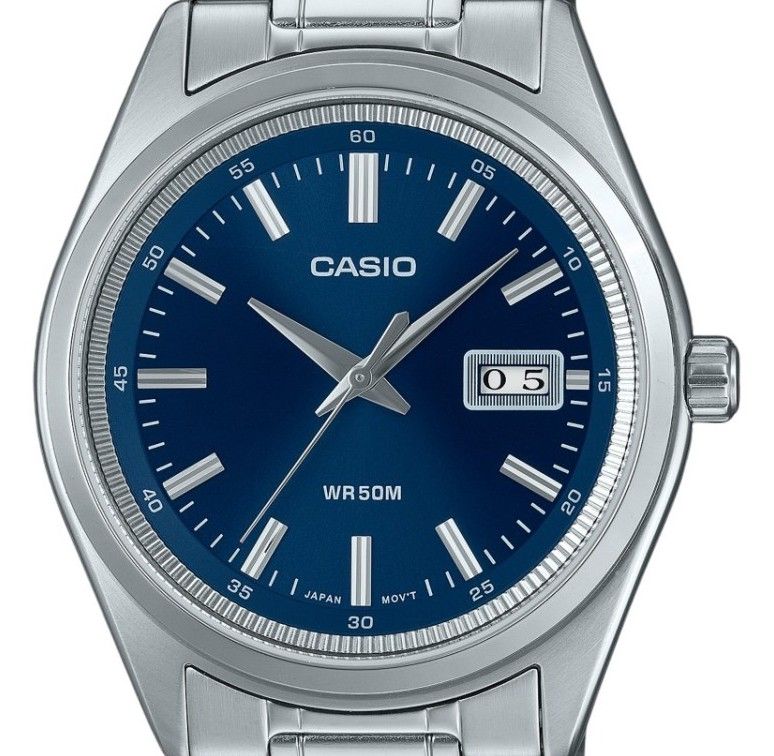 Casio Standard Analog Stainless Steel Blue Dial Quartz MTP-B180D-2AV Men's Watch