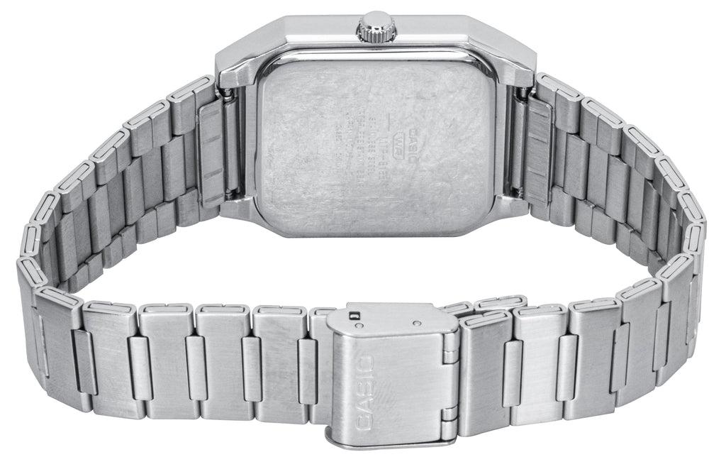 Casio Standard Analog Stainless Steel Silver Dial Quartz MTP-B185D-7AV Men's Watch