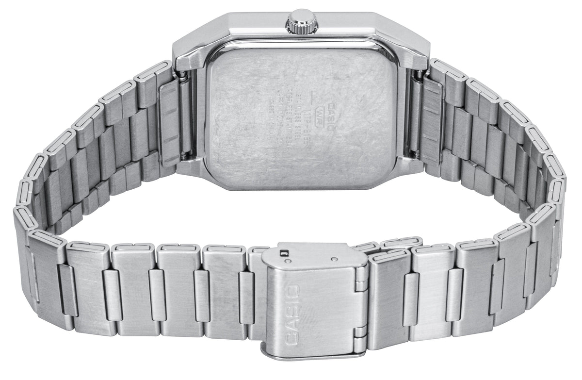 Casio Standard Analog Stainless Steel Silver Dial Quartz MTP-B185D-7AV Men's Watch