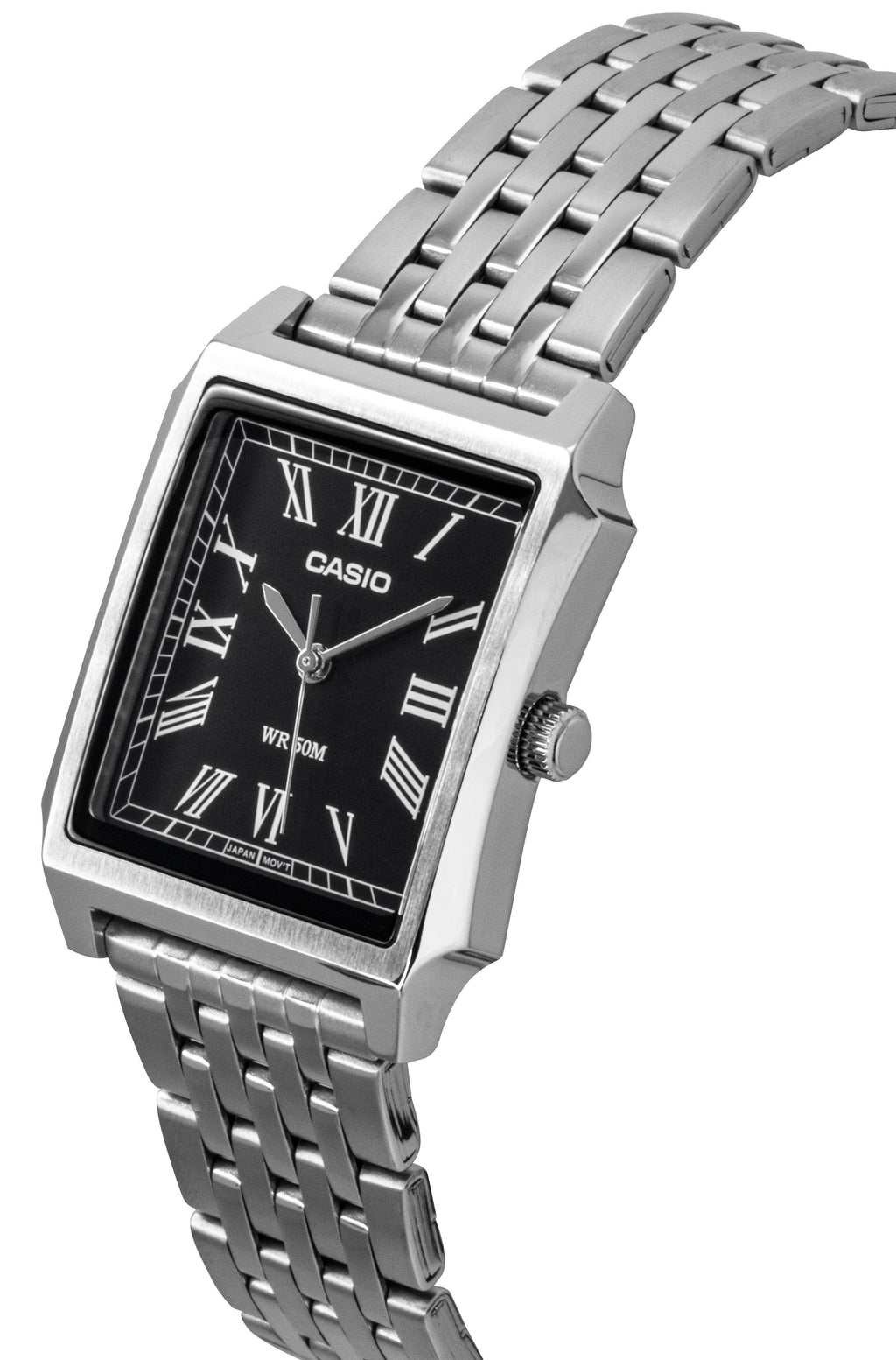Casio Standard Analog Stainless Steel Black Dial Quartz MTP-B190D-1BV Men's Watch