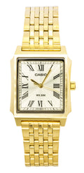 Casio Analog Stainless Steel Gold Dial Quartz MTP-B190G-9BV Men's Watch