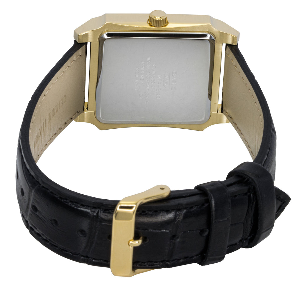 Casio Standard Analog Leather Strap White Dial Quartz MTP-B190GL-7BV Men's Watch