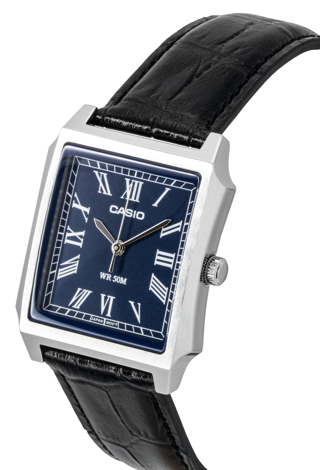 Casio Standard Analog Leather Strap Blue Dial Quartz MTP-B190L-2BV Men's Watch