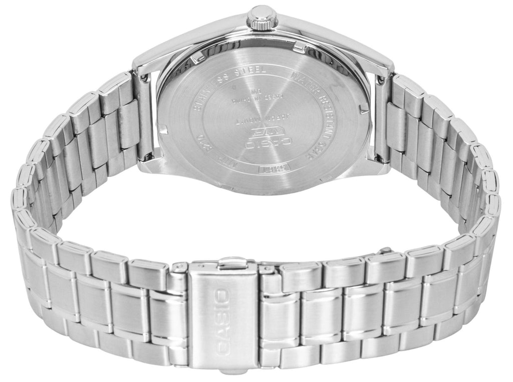 Casio Standard Analog Stainless Steel Black Dial Quartz MTP-B210D-1AV Men's Watch