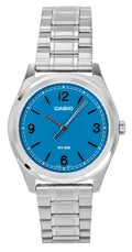 Casio Standard Analog Stainless Steel Teal Blue Dial Quartz MTP-B210D-2A1V Men's Watch