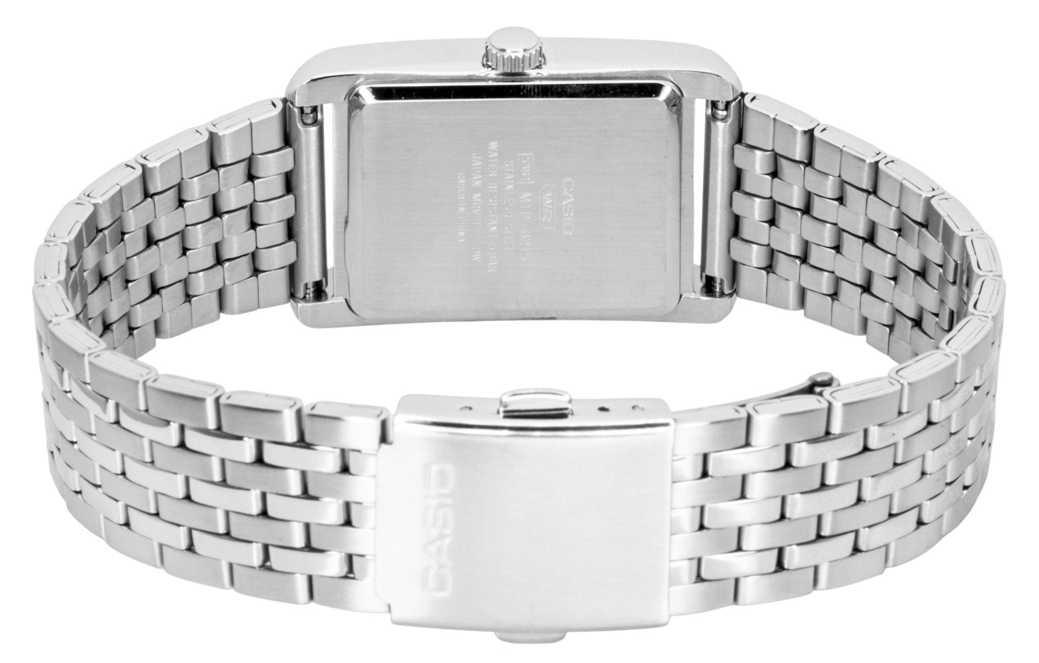 Casio Analog Stainless Steel Black Dial Quartz MTP-B215D-1AV Men's Watch