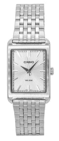 Casio Analog Stainless Steel Silver Dial Quartz MTP-B215D-7AV Men's Watch