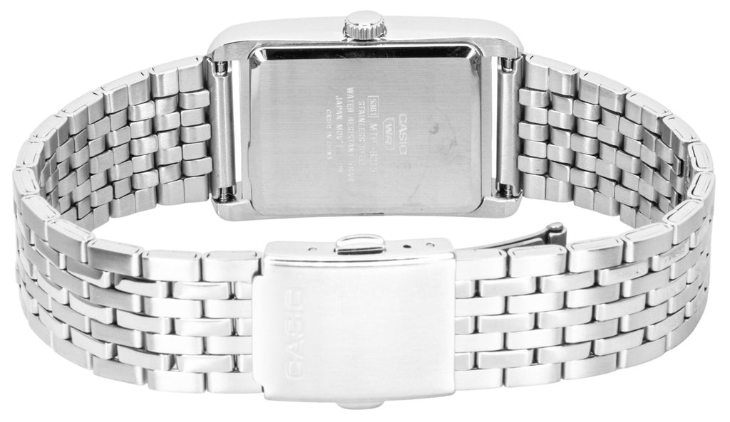 Casio Analog Stainless Steel Silver Dial Quartz MTP-B215D-7AV Men's Watch