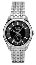 Casio Analog Stainless Steel Black Dial Quartz MTP-B315D-1AV Men's Watch