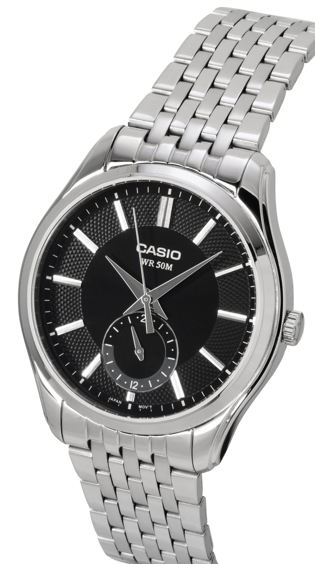 Casio Analog Stainless Steel Black Dial Quartz MTP-B315D-1AV Men's Watch