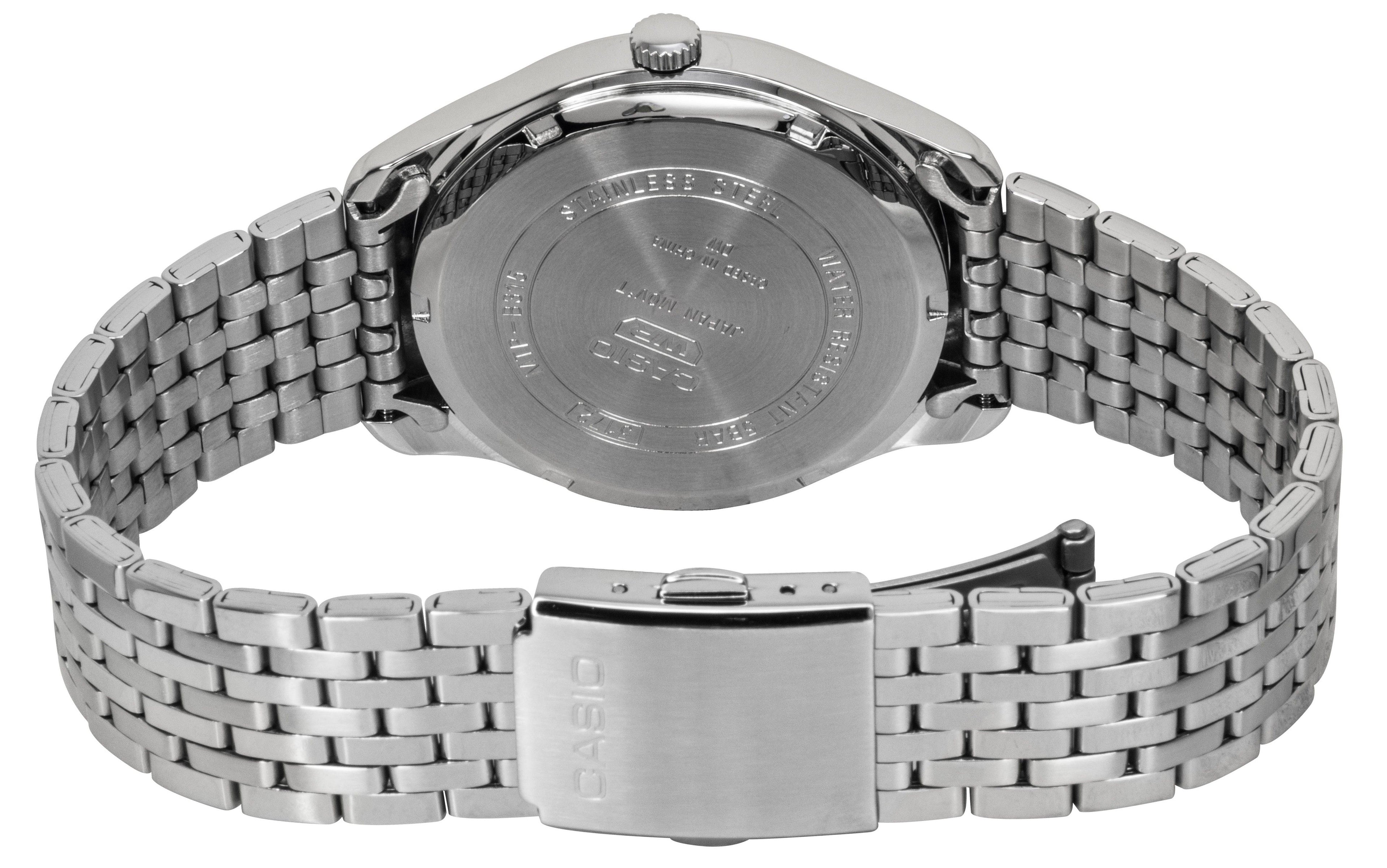 Casio Analog Stainless Steel Silver Dial Quartz MTP-B315D-7AV Men's Watch