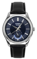 Casio Analog Leather Strap Blue Dial Quartz MTP-B315L-2AV Men's Watch