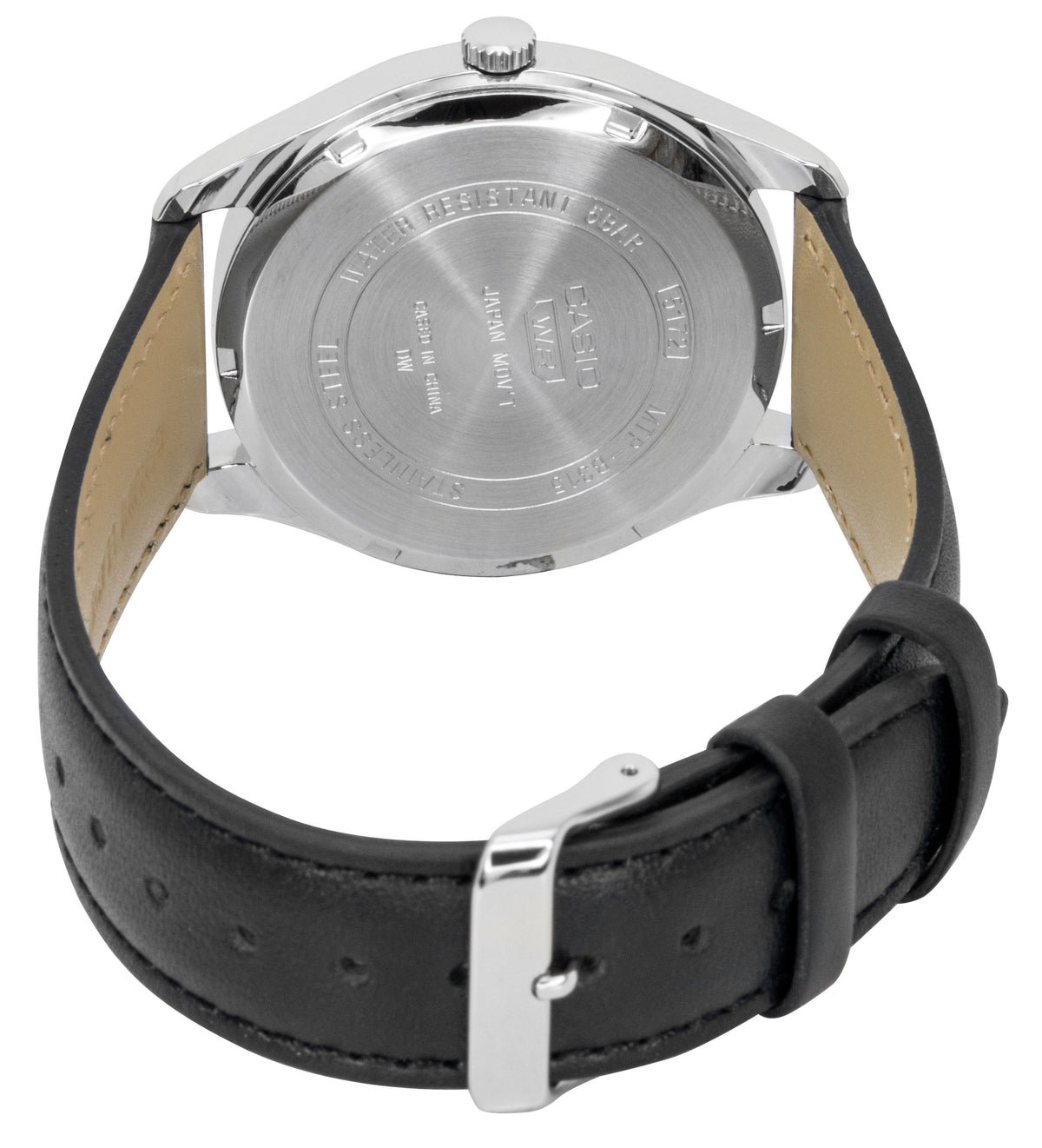 Casio Analog Leather Strap Green Dial Quartz MTP-B315L-3AV Men's Watch