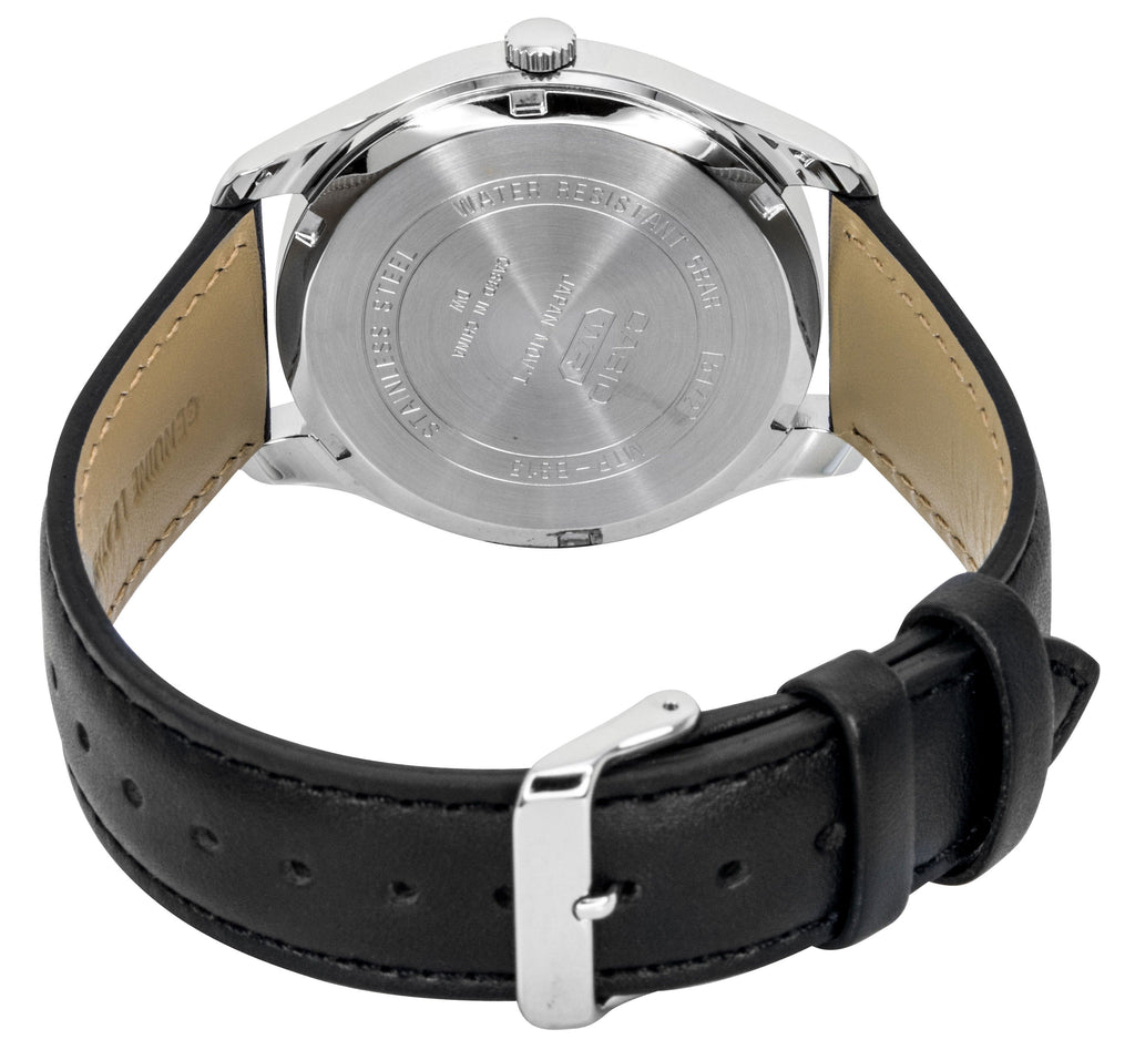 Casio Analog Leather Strap Red Dial Quartz MTP-B315L-4AV Men's Watch