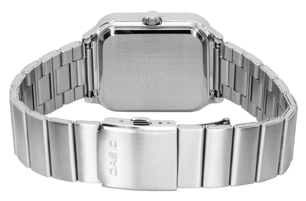 Casio Standard Analog Stainless Steel Black Dial Quartz MTP-M306D-1AV Men's Watch