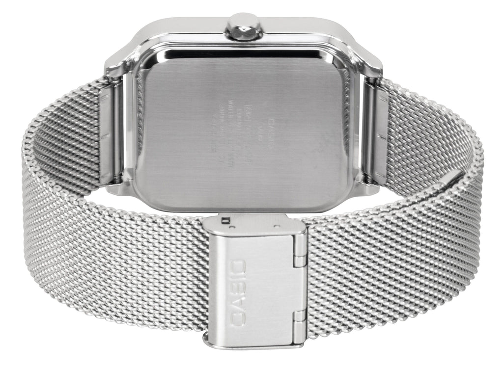 Casio Standard Analog Stainless Steel Black Dial Quartz MTP-M306M-1AV Men's Watch