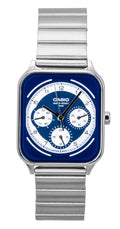Casio Standard Analog Stainless Steel Blue And White Dial Quartz MTP-M307D-2BV Men's Watch