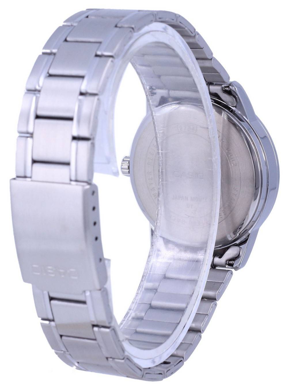 Casio Black Dial Stainless Steel Analog Quartz MTP-V002D-1B3 MTPV002D-1 Men's Watch