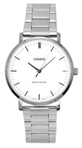 Casio Standard Analog Stainless Steel White Dial Quartz MTP-VT04D-7E Men's Watch