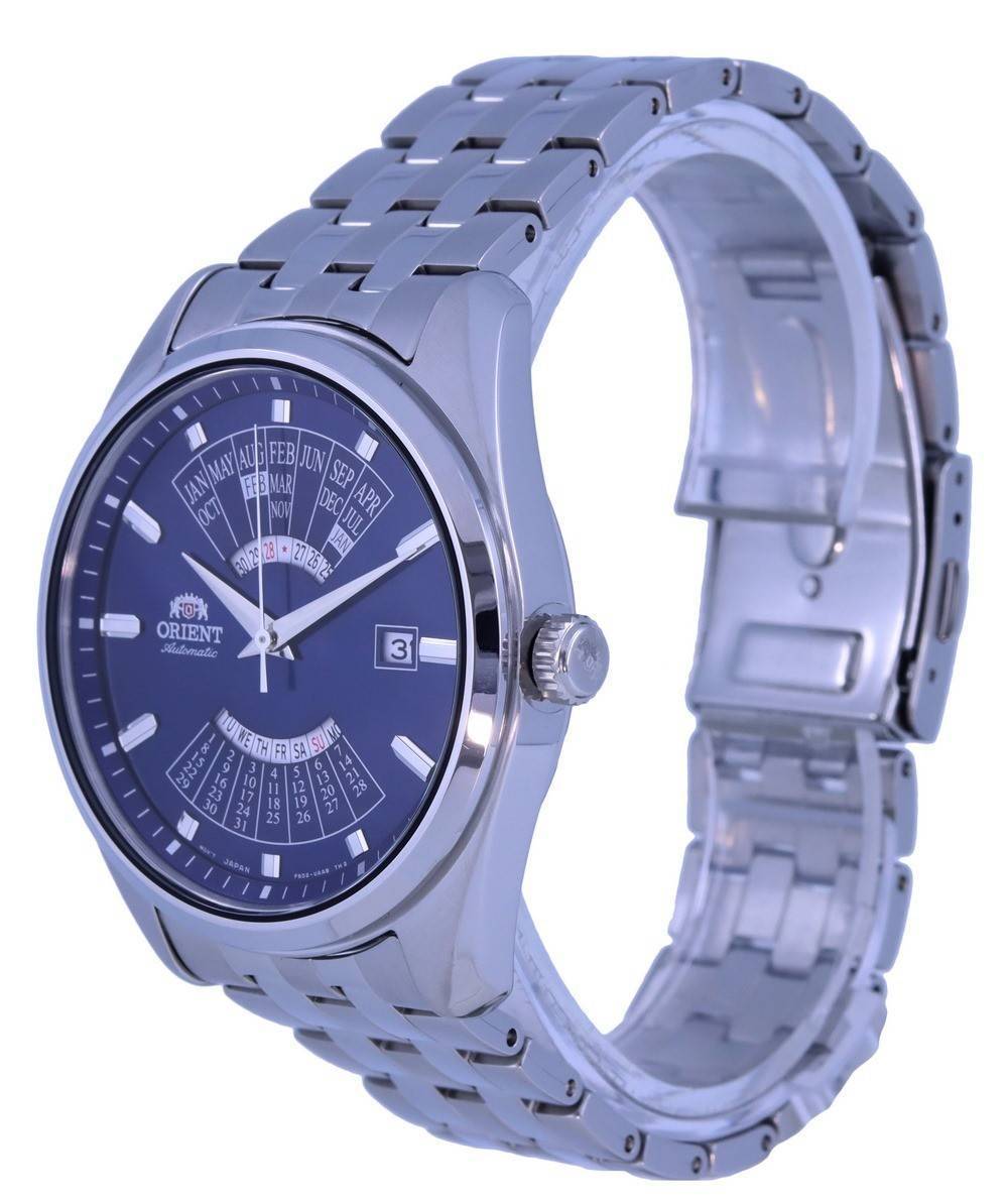 Orient Multi Year Calendar Blue Dial Stainless Steel Automatic RA-BA0003L10B Men's Watch