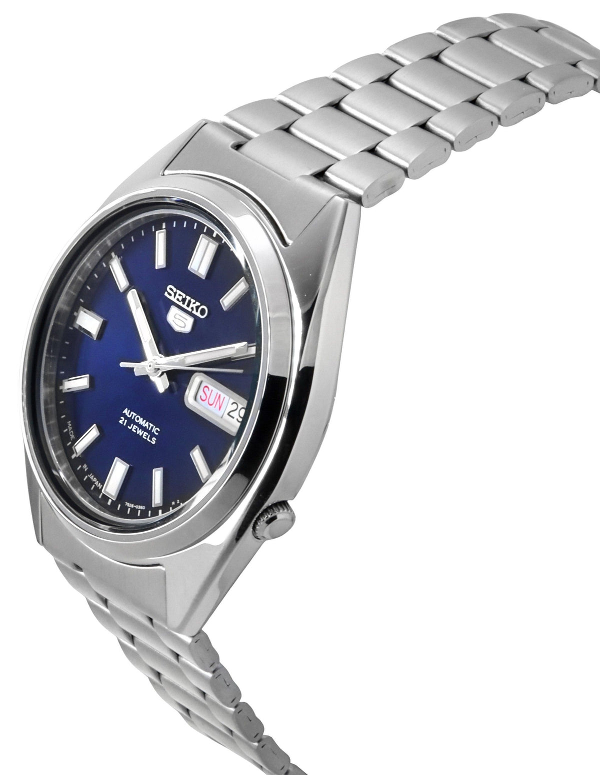 Seiko 5 Automatic 21 Jewels Japan Made SNXS77 SNXS77J1 SNXS77J Men's Watch