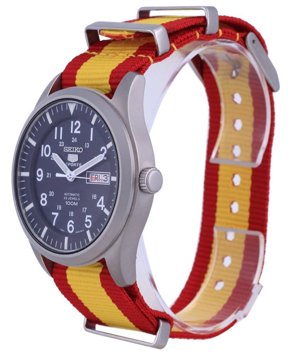 Seiko 5 Sports Automatic Polyester SNZG11K1-var-NATO29 100M Men's Watch