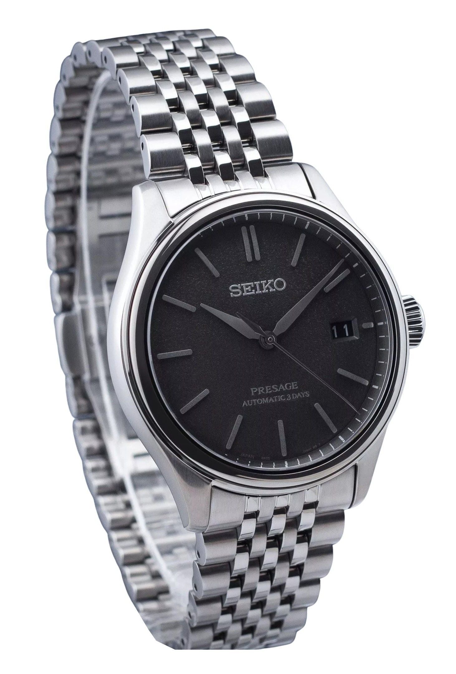 Seiko Presage Classic Sensaicha Stainless Steel Green Dial Automatic SPB465J1 100M Men's Watch