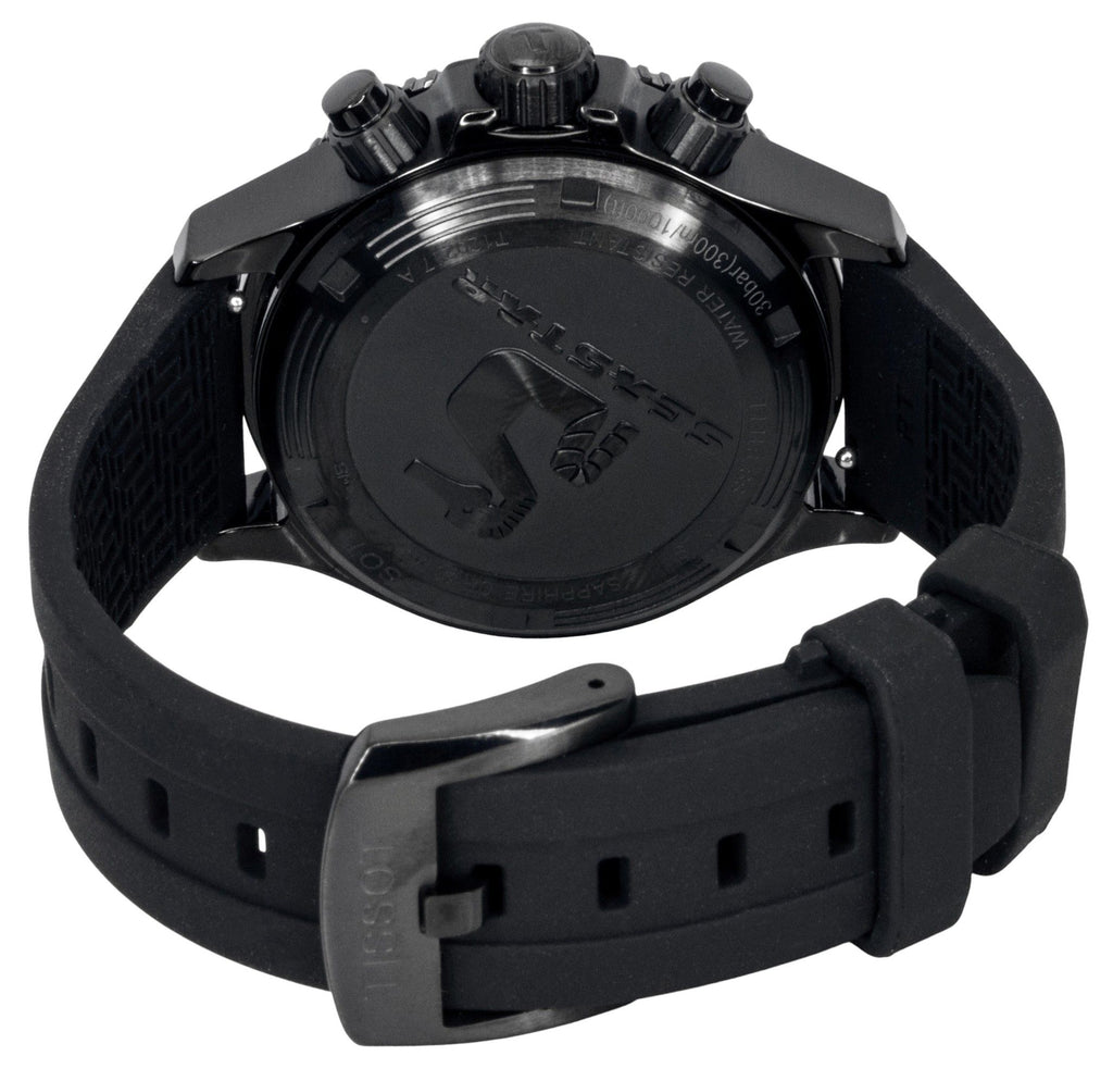 Tissot SeaStar 1000 Chronograph Synthetic Strap Black Dial Quartz Diver's T120.217.37.061.00 300M Men's Watch