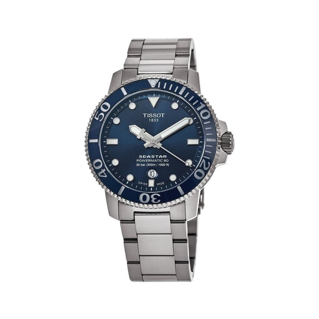 Tissot Seastar 1000 Professional Powermatic 80 Blue Dial Diver's T120.407.11.041.03 T1204071104103 300M Men's Watch