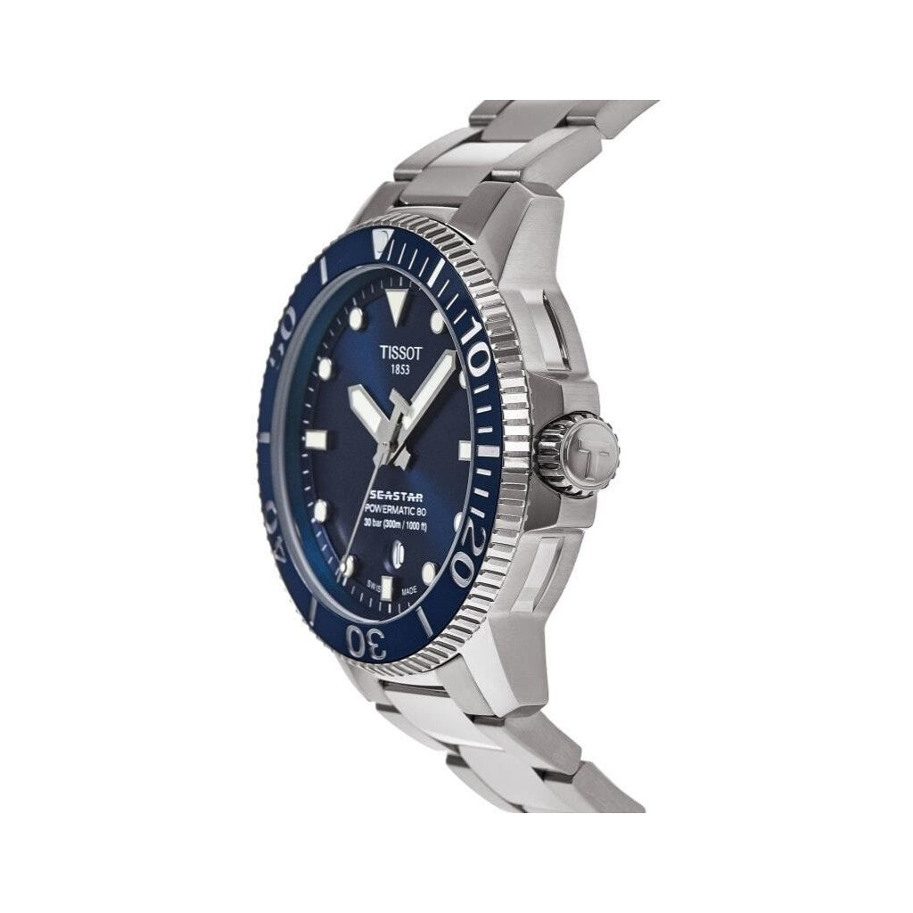 Tissot Seastar 1000 Professional Powermatic 80 Blue Dial Diver's T120.407.11.041.03 T1204071104103 300M Men's Watch