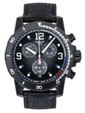 Tissot Supersport NBA Special Edition Chronograph Leather Strap Black Dial Quartz T125.617.37.067.00 100M Men's Watch
