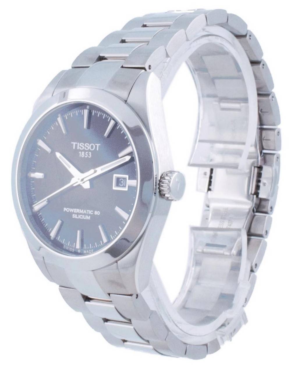 Tissot T-Classic Gentleman Powermatic 80 Silicium Automatic T127.407.11.051.00 T1274071105100 100M Men's Watch