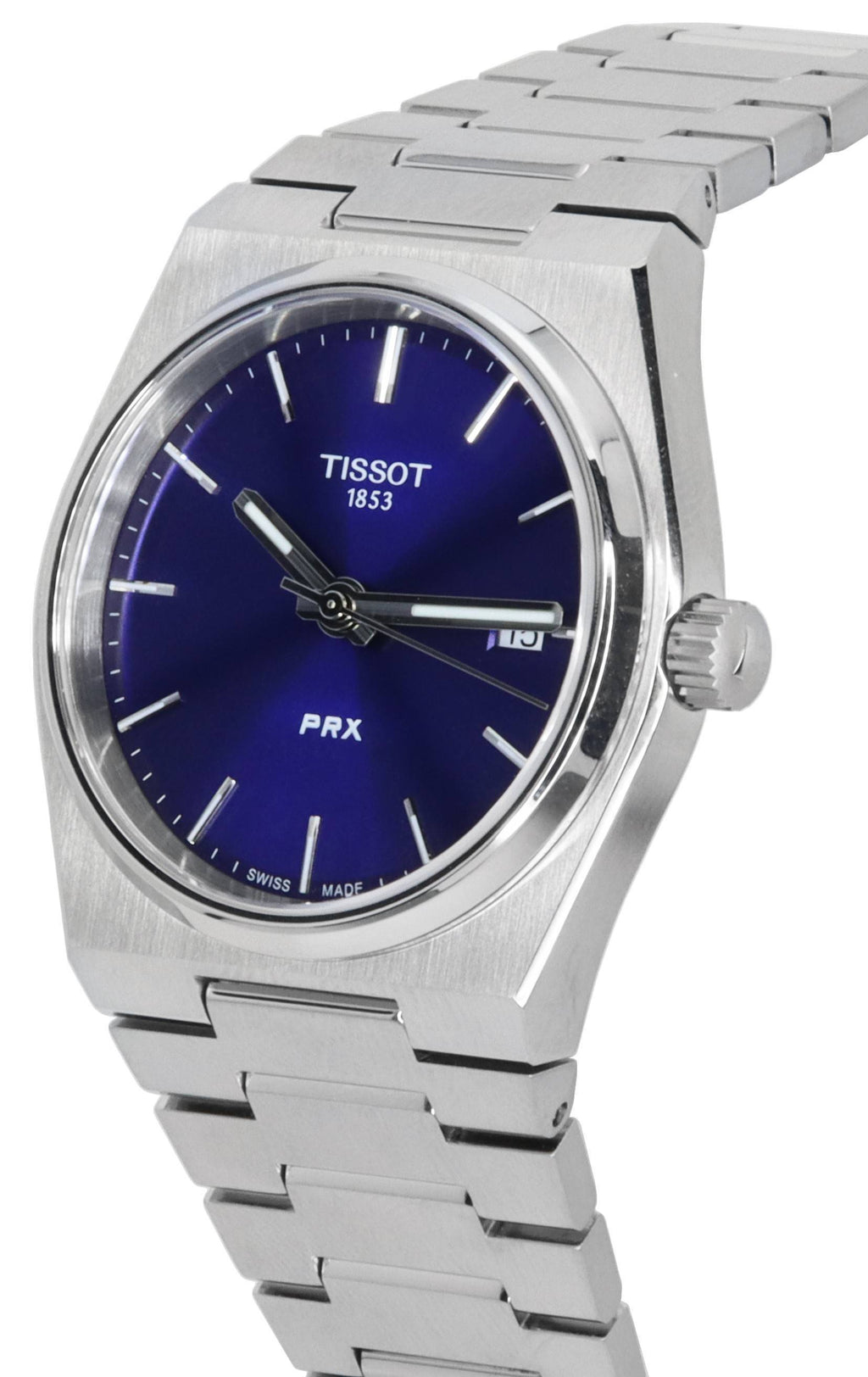 Tissot PRX T-Classic Stainless Steel Blue Dial Quartz T137.210.11.041.00 T1372101104100 100M Unisex Watch