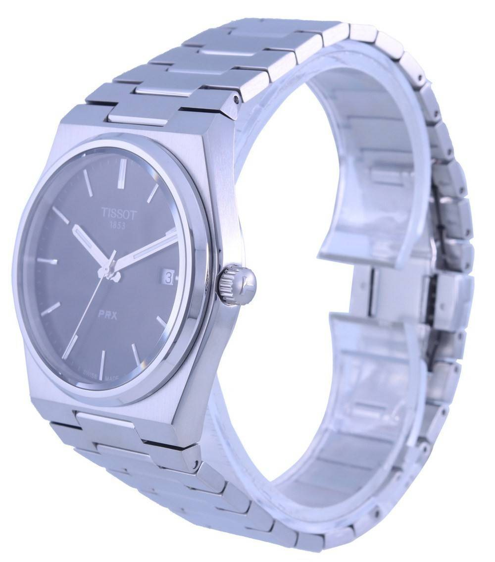 Tissot T-Classic PRX Black Dial Quartz T137.410.11.051.00 T1374101105100 100M Men's Watch