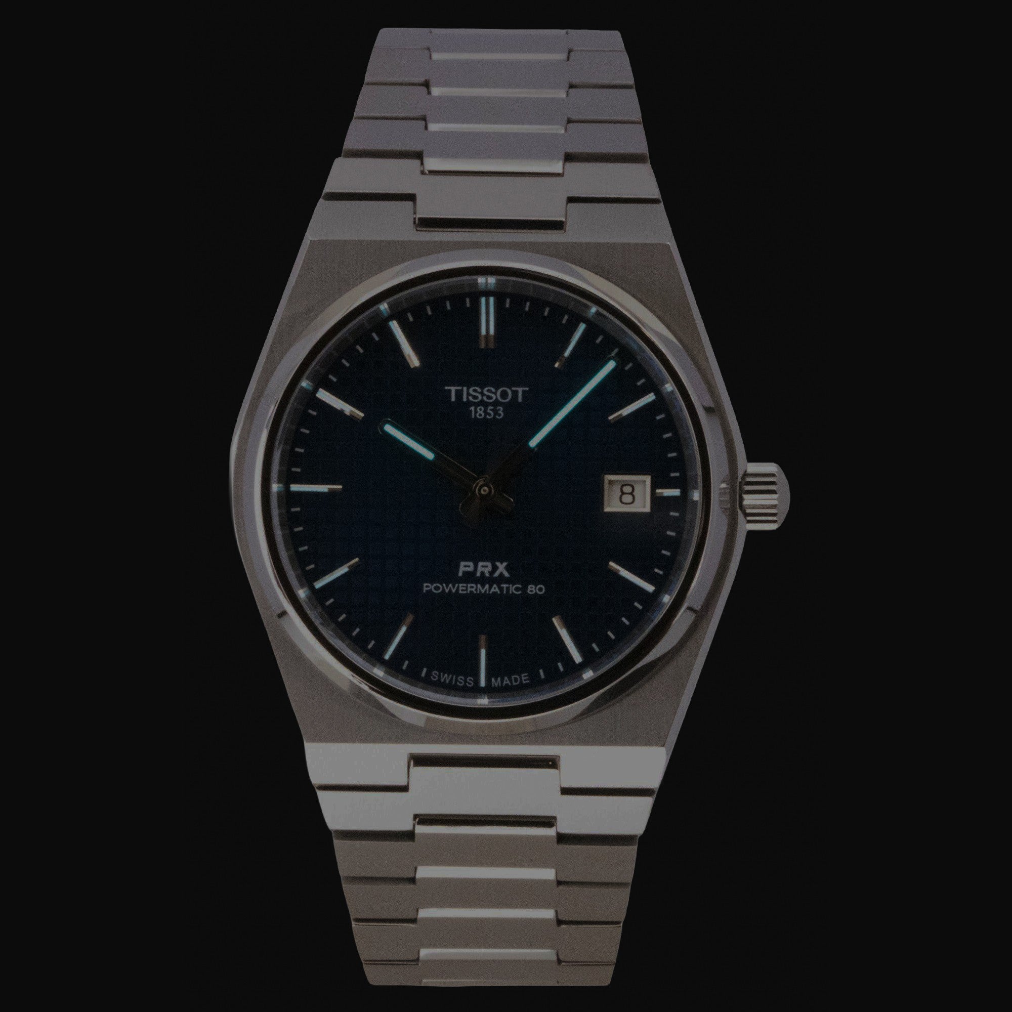 Tissot PRX Titanium Blue Dial Automatic T137.807.44.041.00 100M Men's Watch