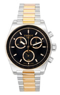 Tissot PR516 Chronograph Two Tone Stainless Steel Black Dial Quartz T149.417.22.051.01 100M Men's Watch