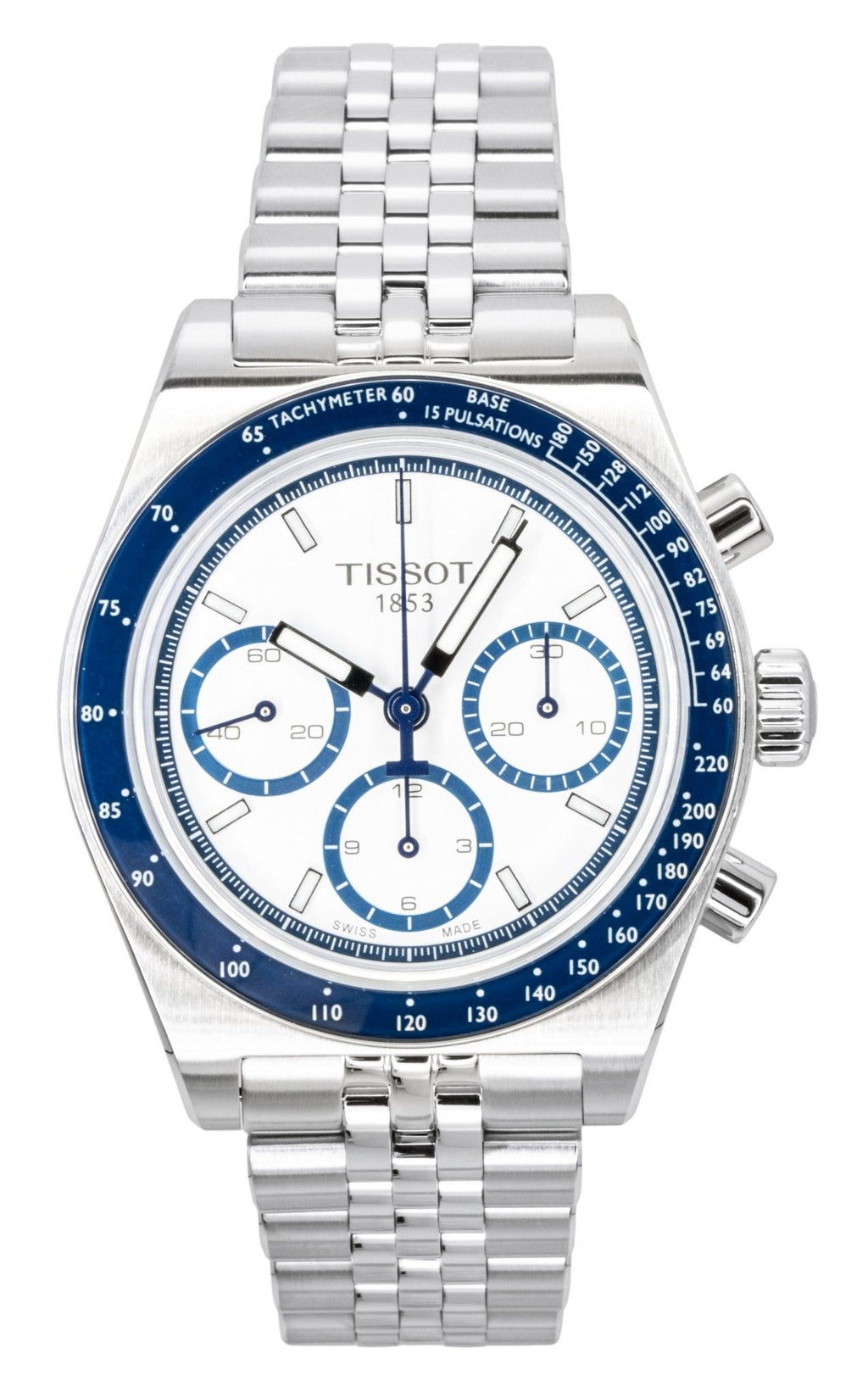 Tissot PR516 Chronograph Stainless Steel White Dial Automatic T149.462.11.011.00 100M Men's Watch