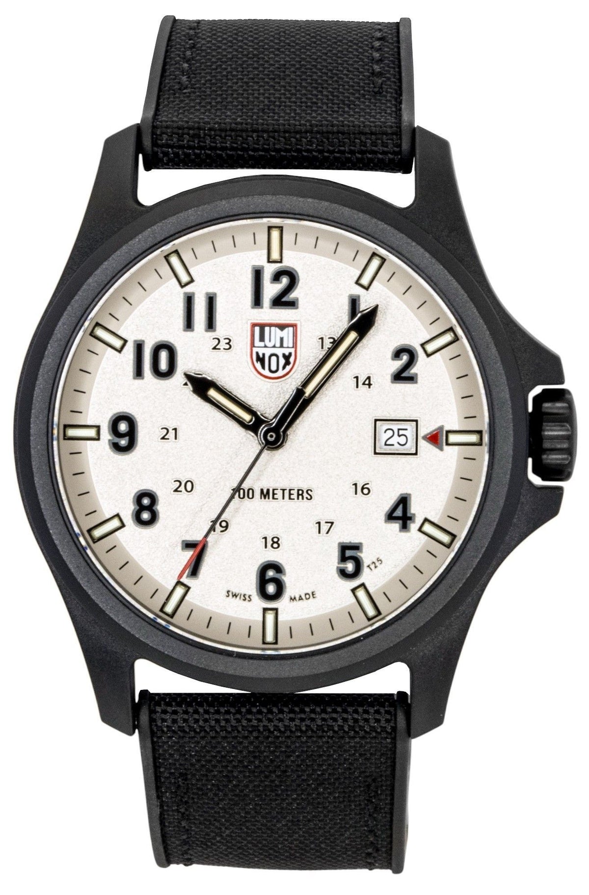 Luminox Atacama Field Rubber Strap Beige Dial Quartz XL.1971.2 100M Men's Watch
