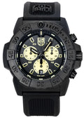 Luminox Navy Seal Chronograph Rubber Strap Black Dial Quartz Diver's XS.3587 200M Men's Watch
