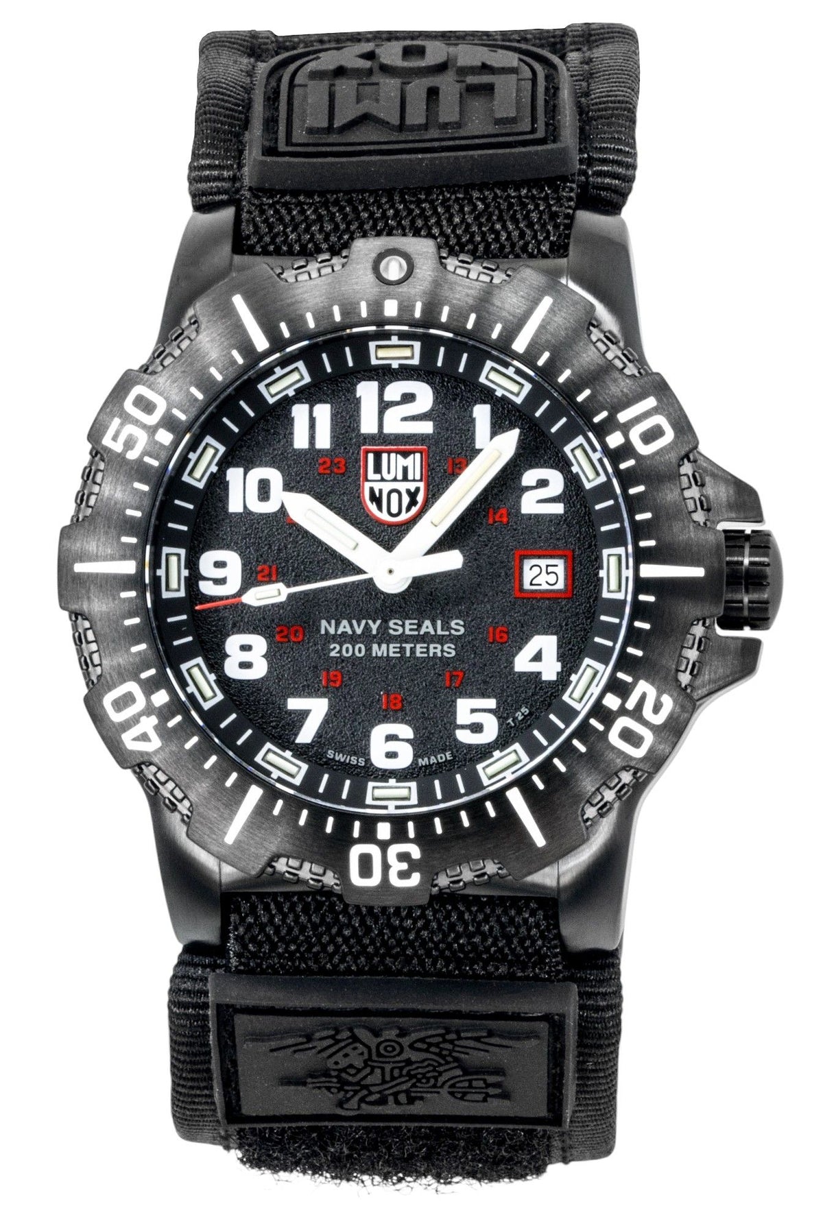 Luminox Navy Seal Rubber Strap Black Dial Quartz Diver's XS.4231.2 200M Men's Watch